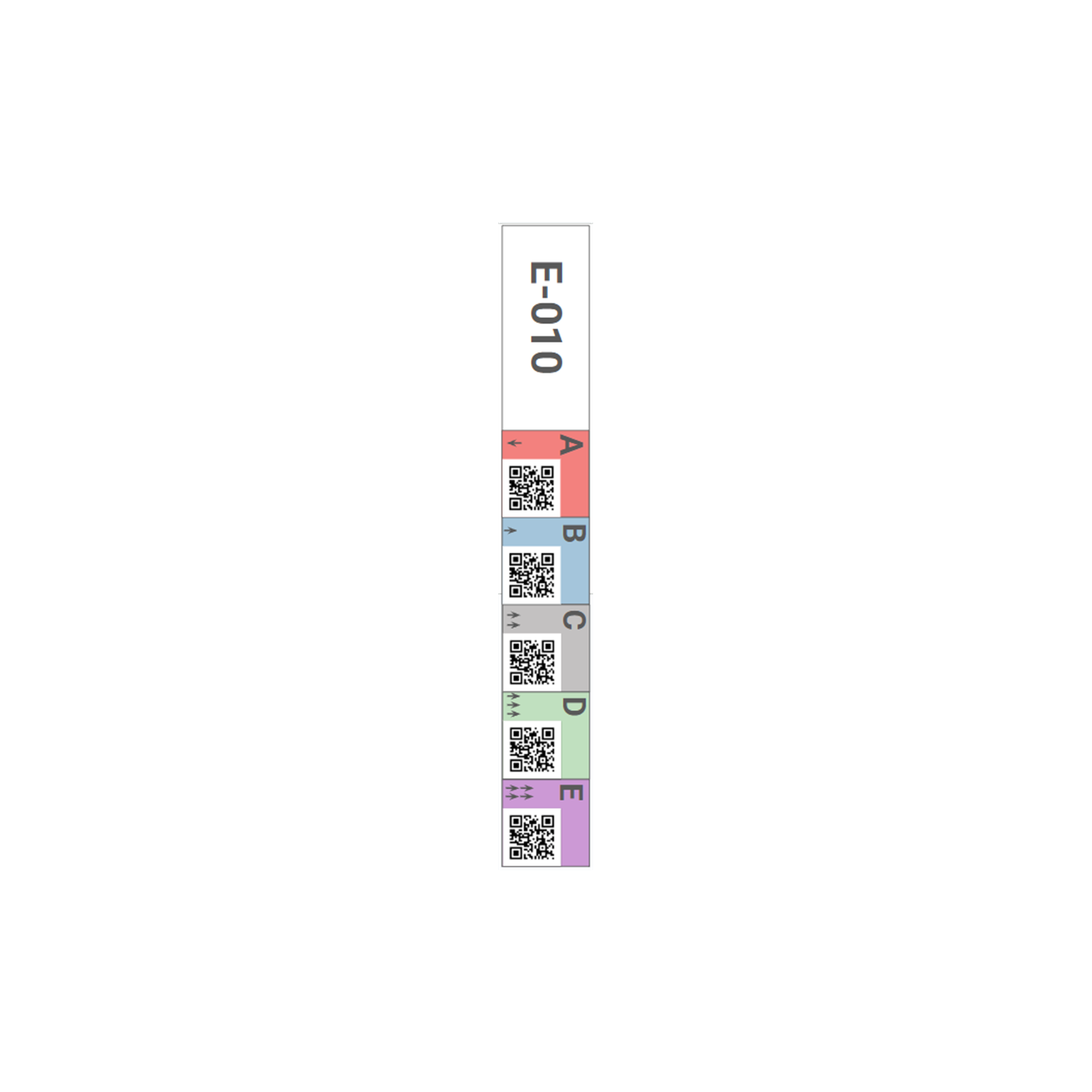 Emplacement multiple pour lisse de palletier  QR Code