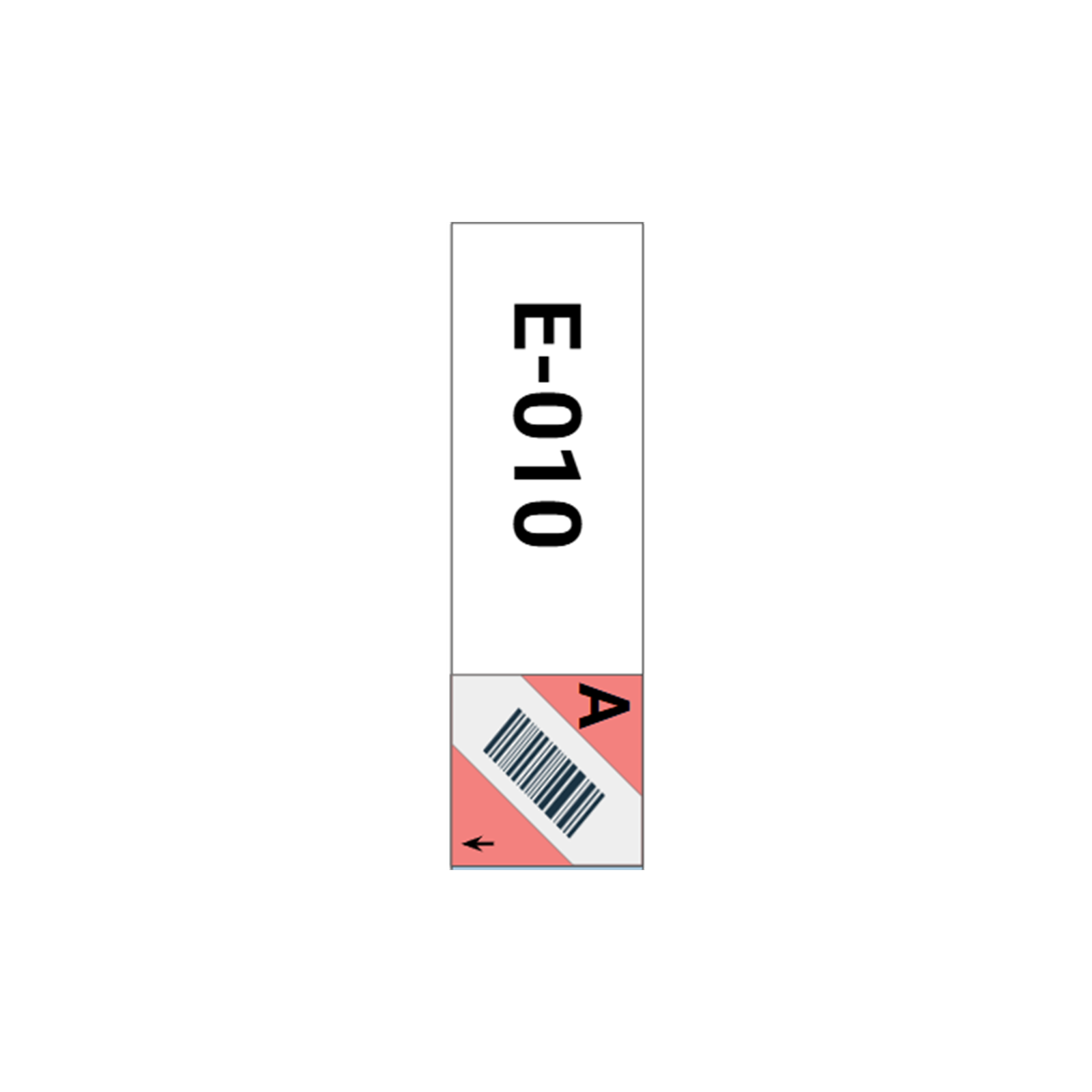 Emplacement unique pour lisse de palletier Code barre