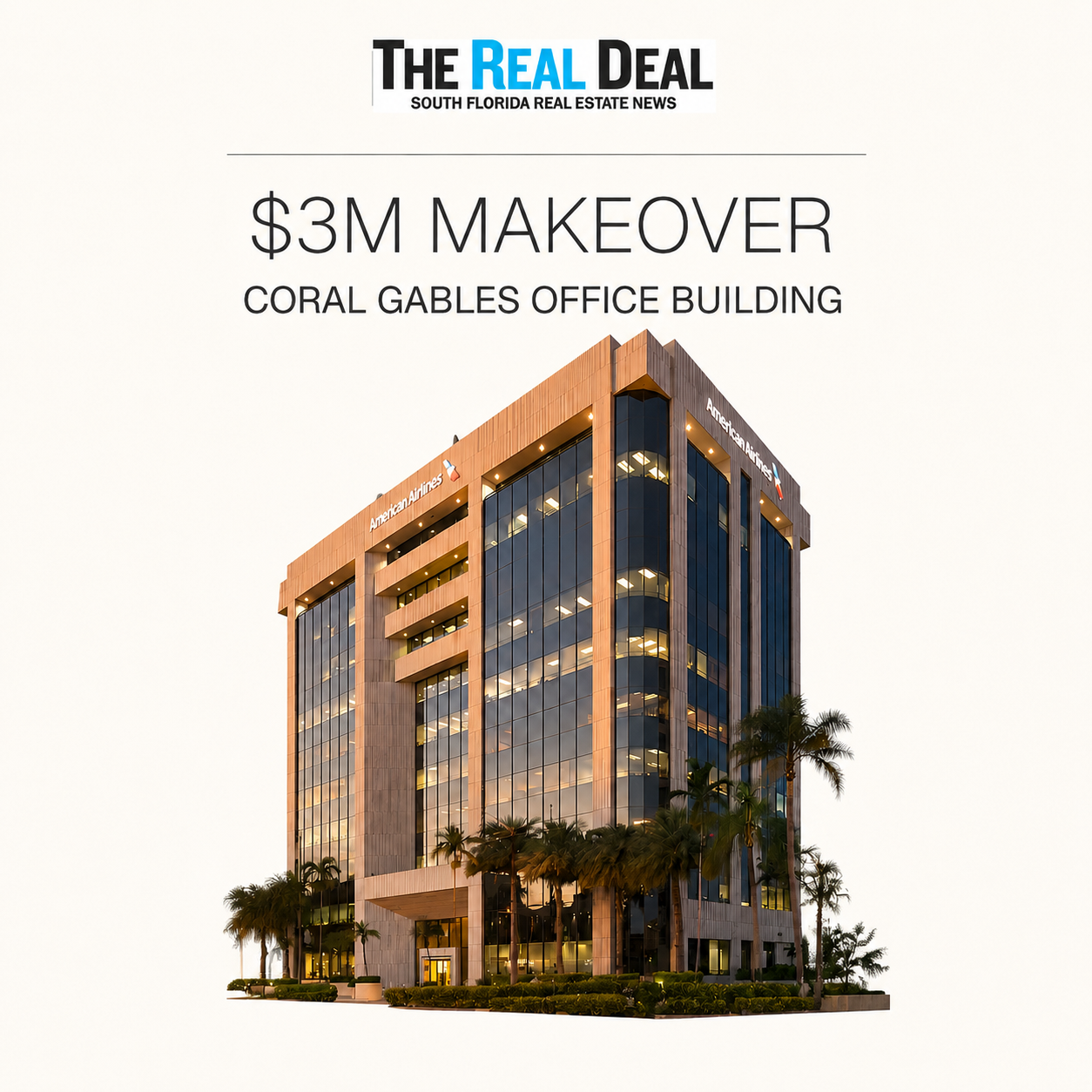 The Real Deal-901 Ponce de Leon | Altis Cardinal | Coral Gables offices