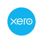 Xero company logo with white text inside a blue circle.