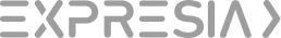 Stylized logo text reading EXPRESIA with a greater-than sign at the end.
