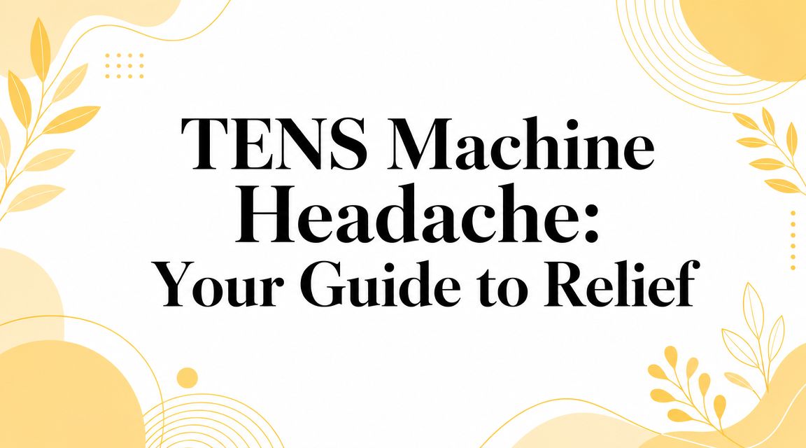 TENS Machine Headache: Your Guide to Relief