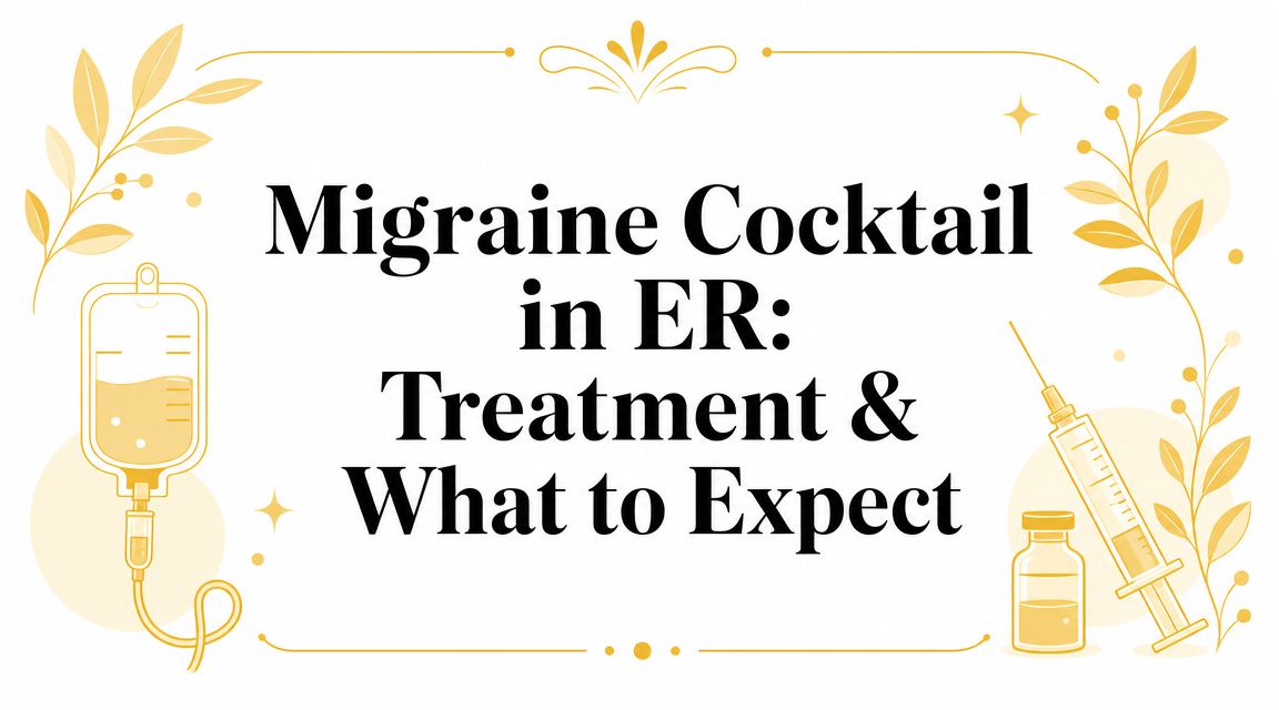 Migraine Cocktail in ER: Treatment & What to Expect