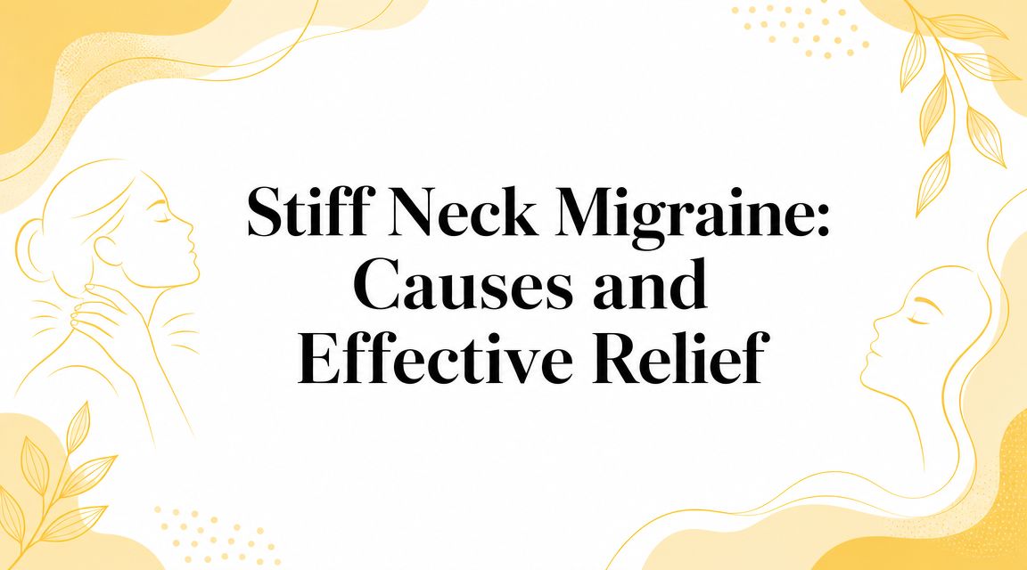 Stiff Neck Migraine: Causes and Effective Relief