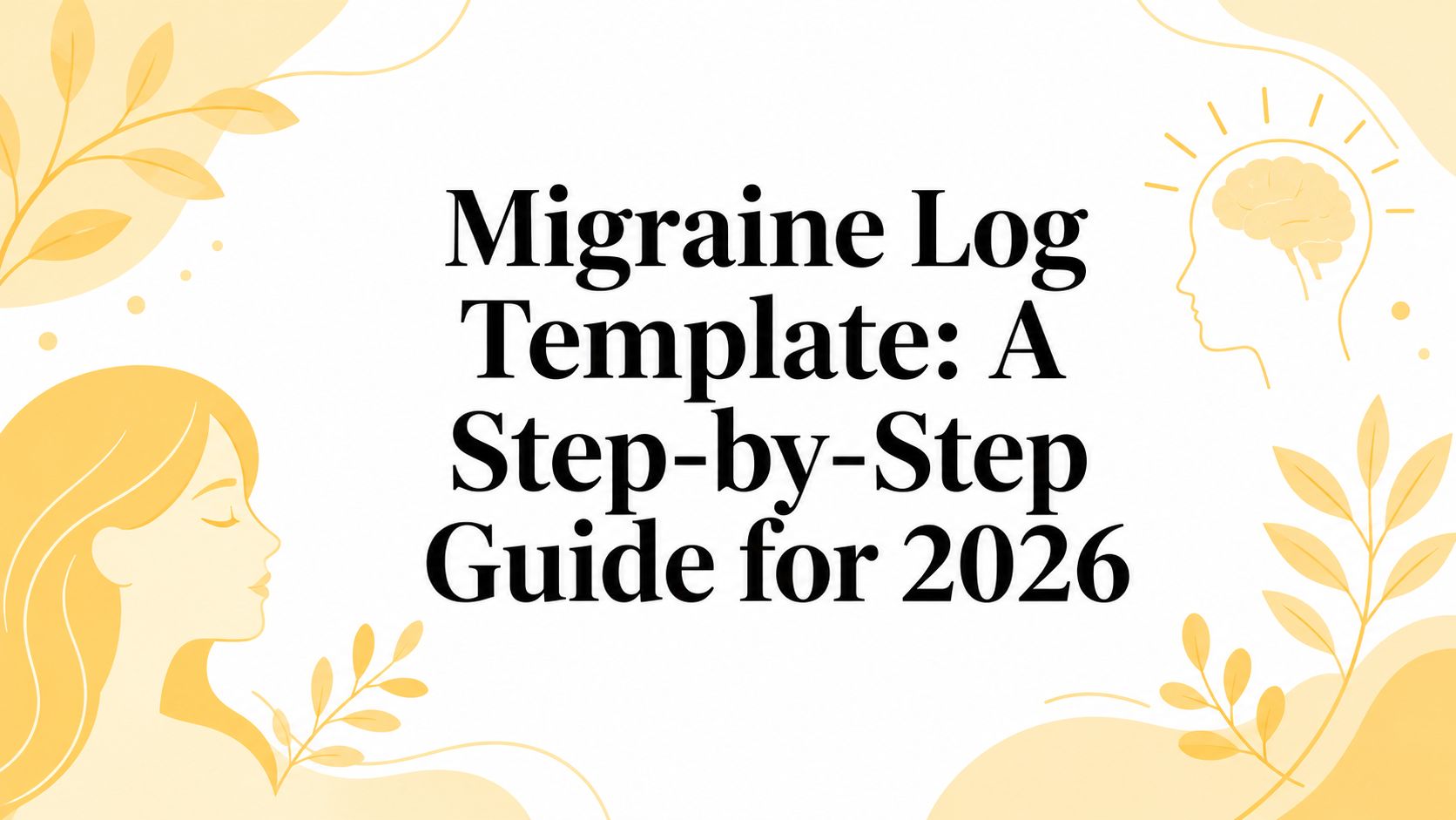 Migraine Log Template: A Step-by-Step Guide for 2026