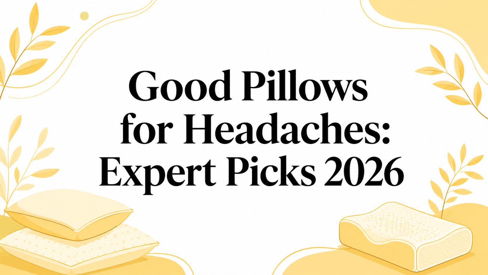 Good Pillows for Headaches: Expert Picks 2026