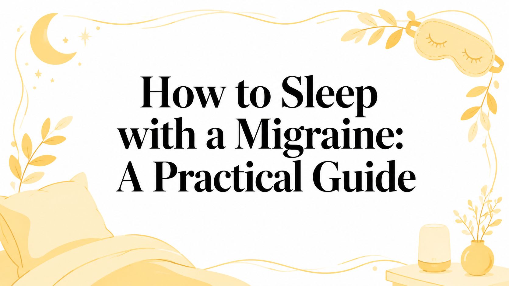 How to Sleep with a Migraine: A Practical Guide