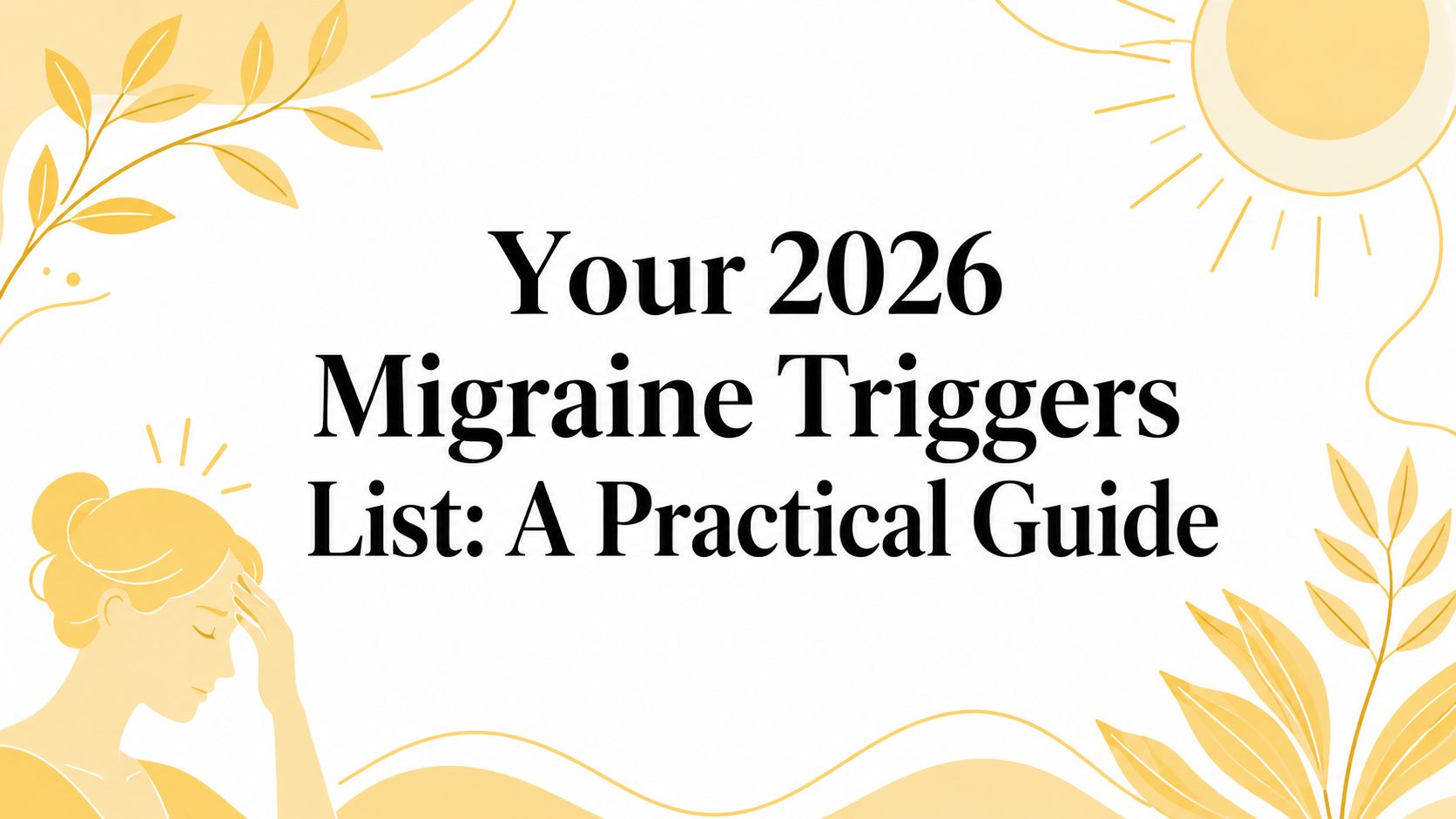 Your 2026 Migraine Triggers List: A Practical Guide