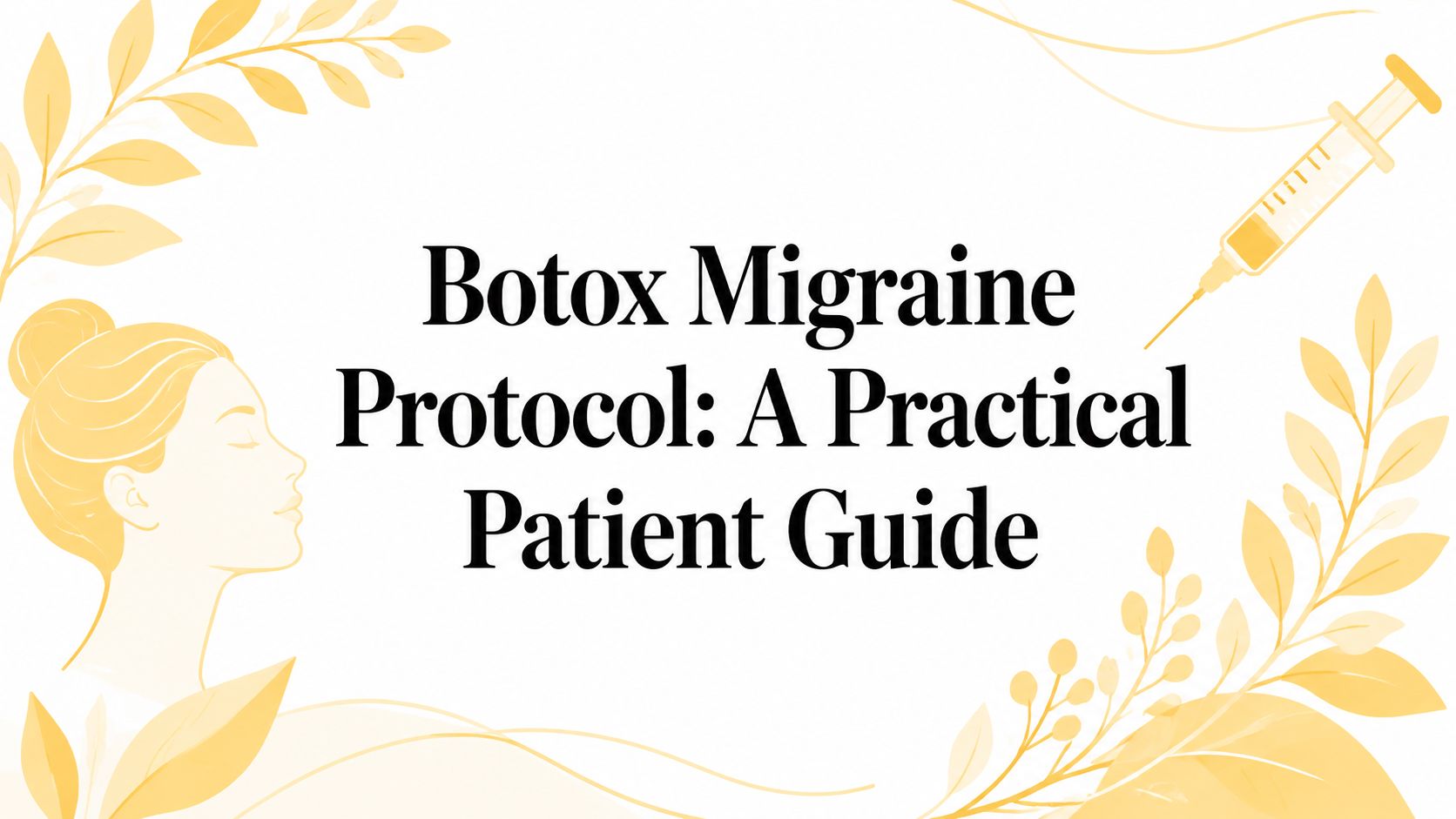 Botox Migraine Protocol: A Practical Patient Guide