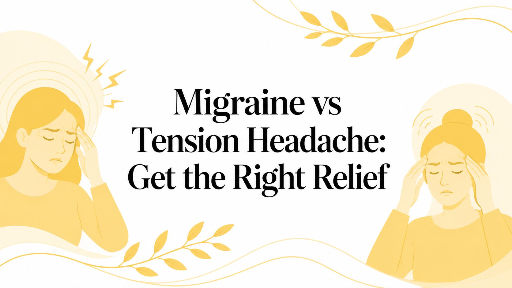 Migraine vs Tension Headache: Get the Right Relief