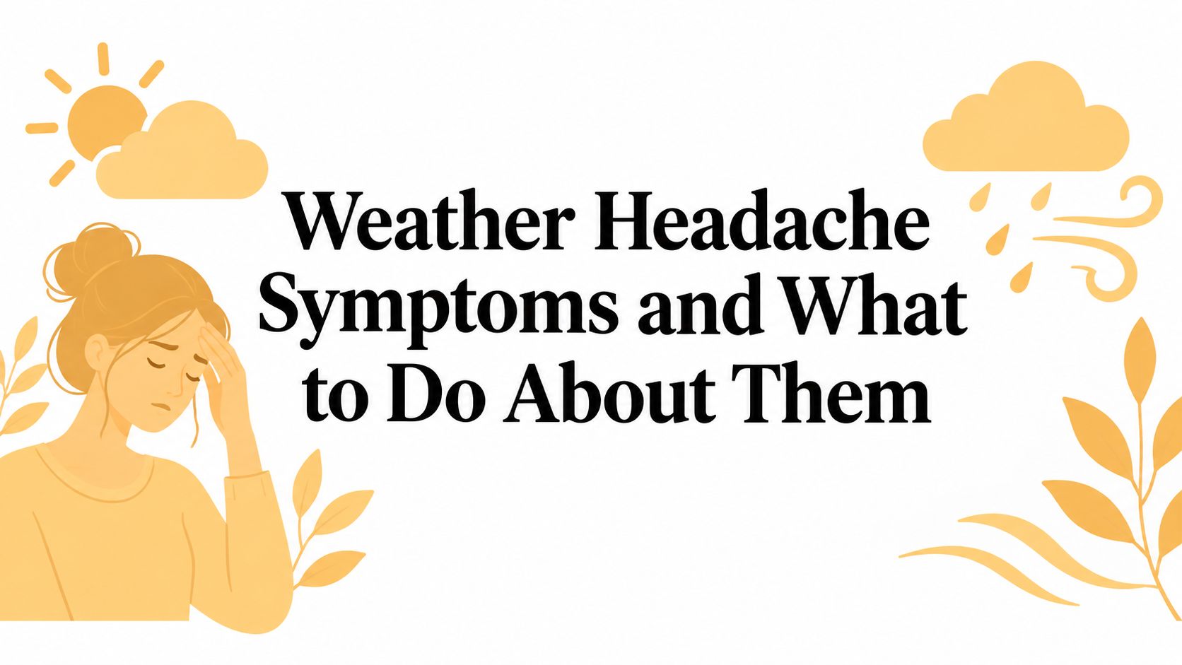 Weather Headache Symptoms and What to Do About Them