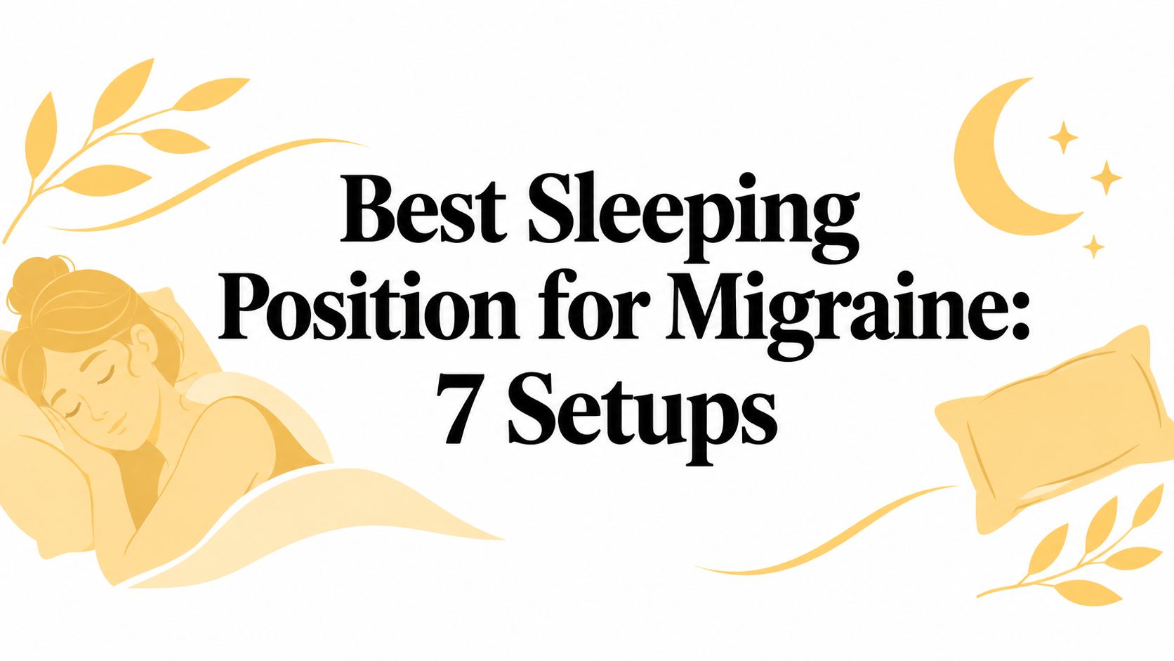 Best Sleeping Position for Migraine: 7 Setups