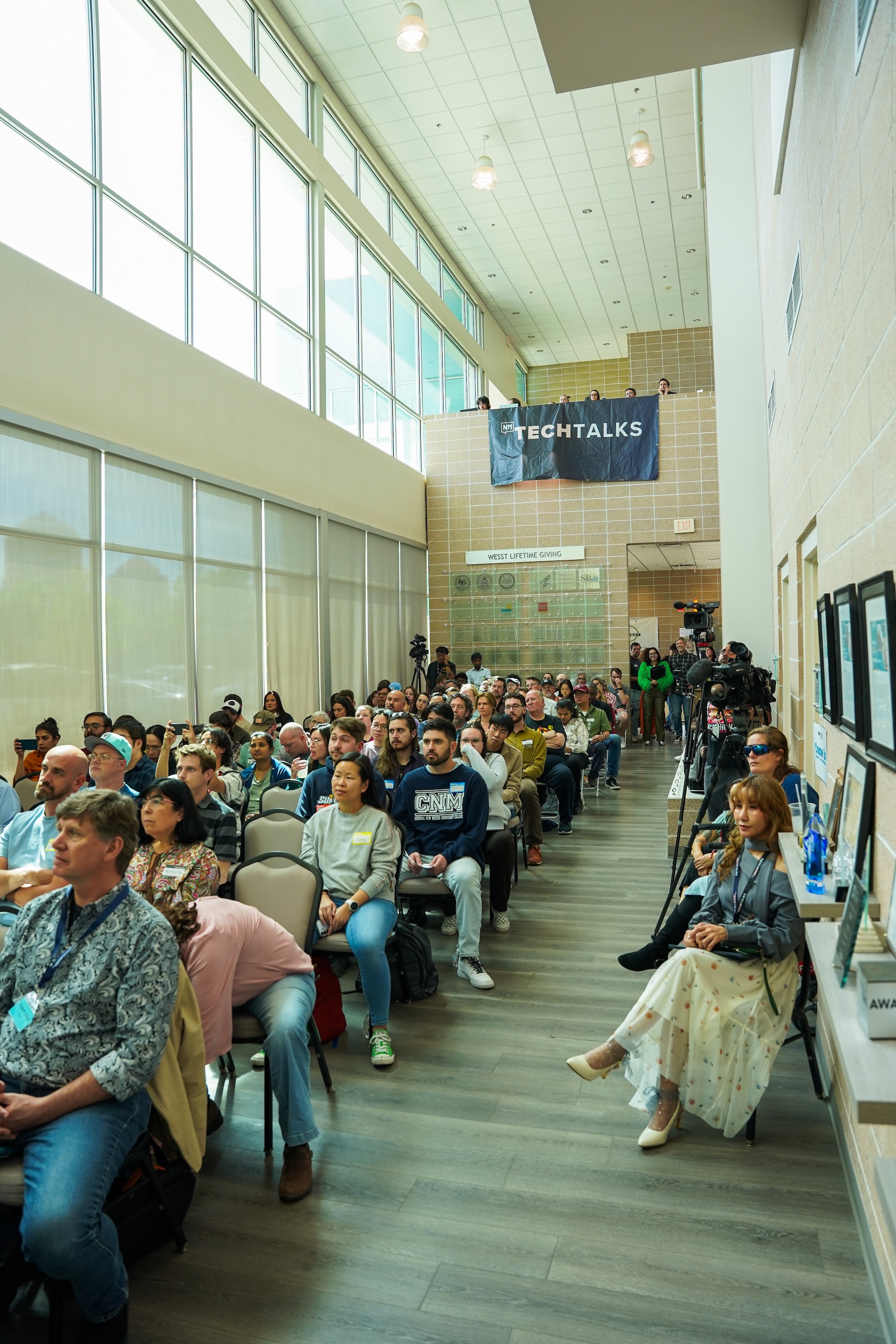 image of a tech conference (for a space tech)