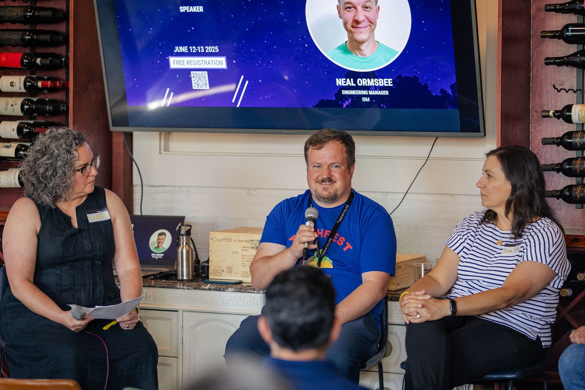 image of a tech conference (for a space tech)