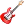 Red electric guitar emoji icon