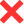 Red close or cancel icon