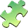 Green puzzle piece emoji icon