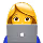 Female technologist emoji icon