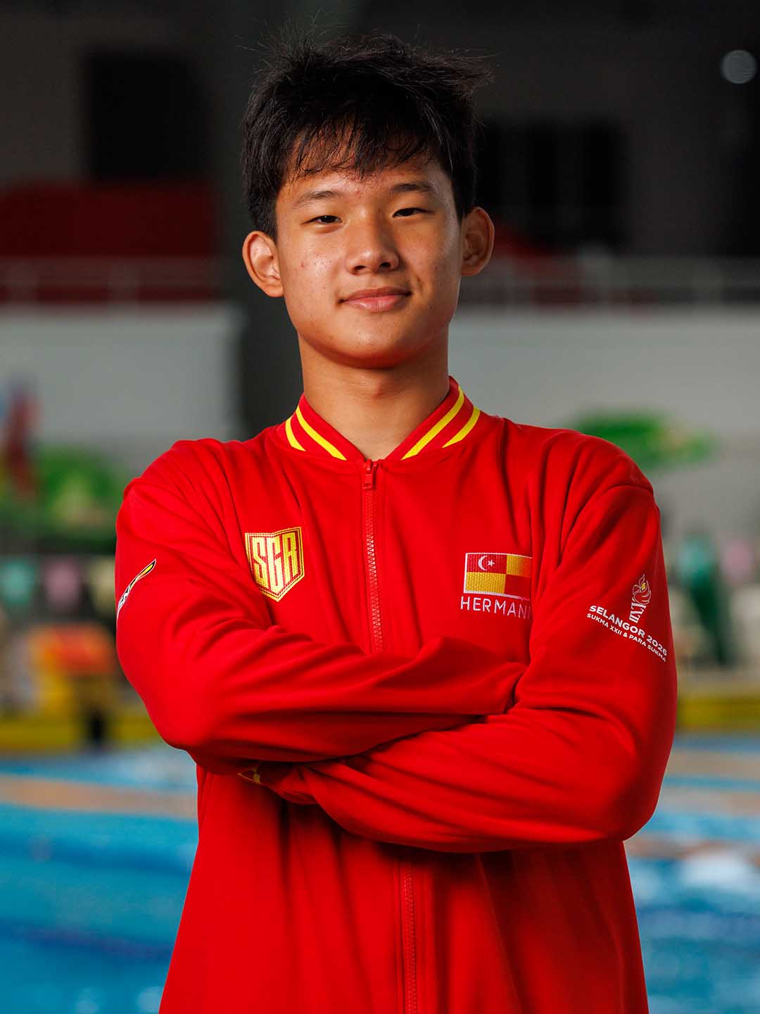 Hermann Bok Yu Tang in Selangor SUKMA XXII team kit