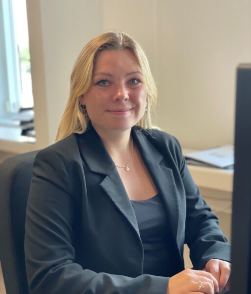 Emma Jensen, ejendomsadministrator hos Laros A/S