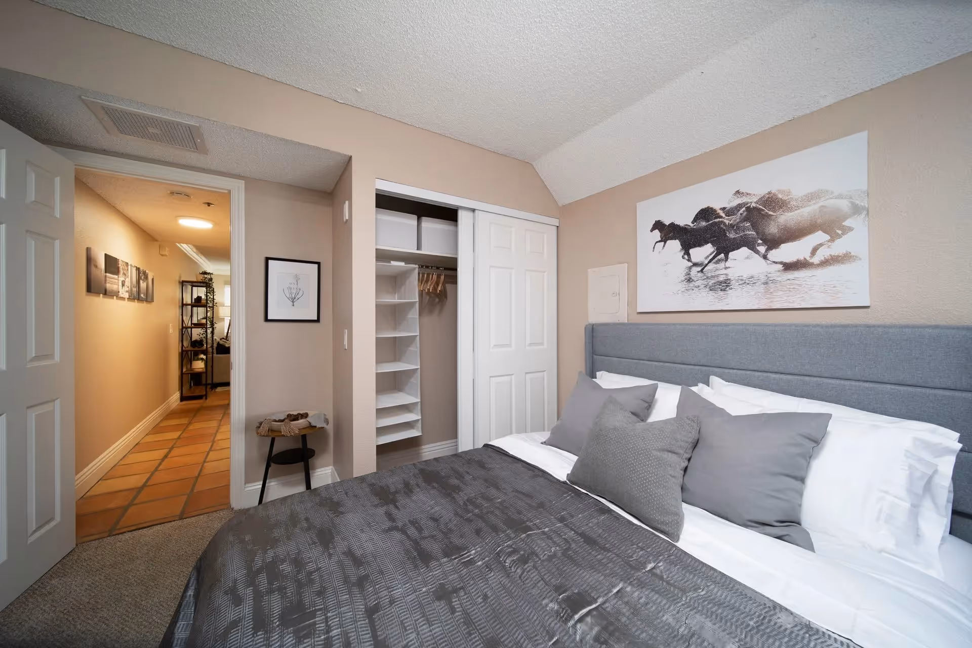 Furnished bedroom