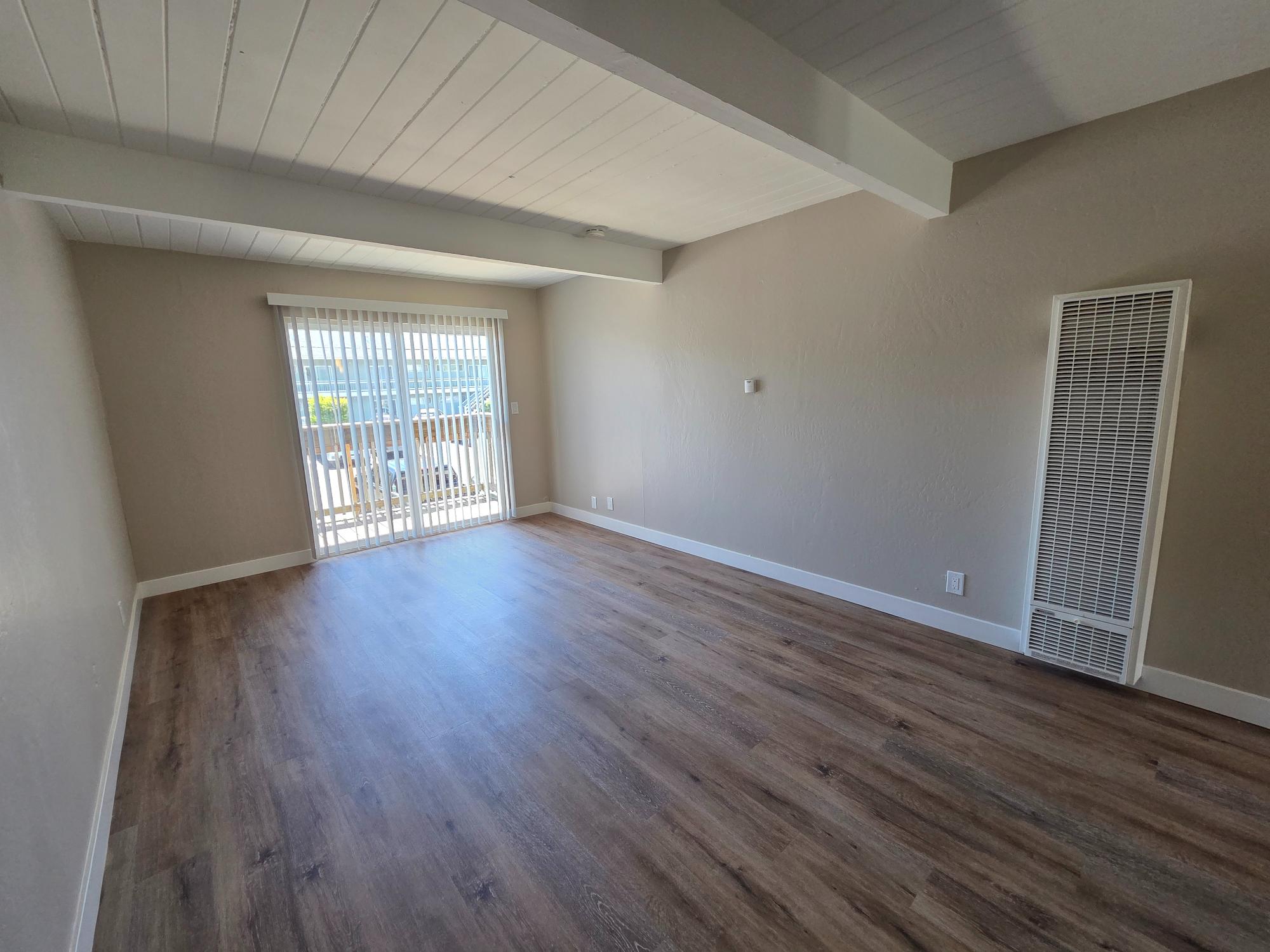 Unfurnished bedroom area