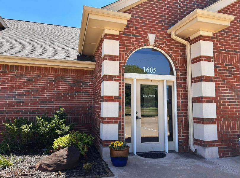 Front door of Bluestem Dental
