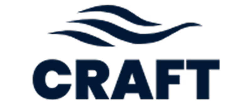 CRAFT brand logo with stylized wave design above the text.