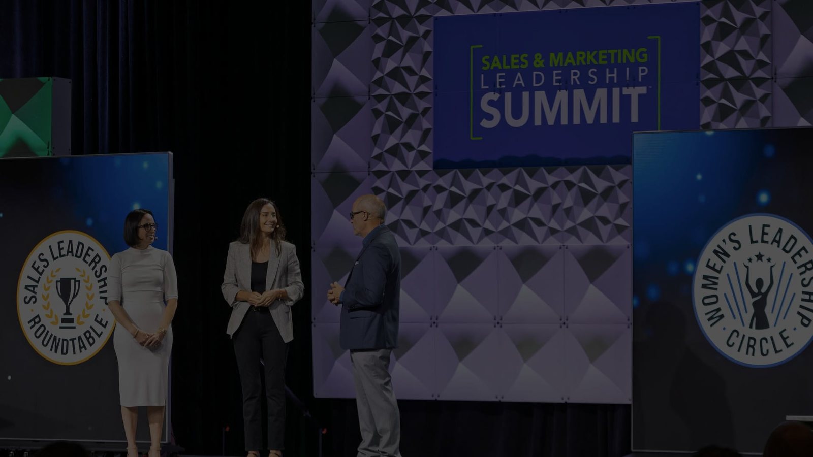 The Sales and Marketing Leadership Summit stage, from the Shore Summit site.