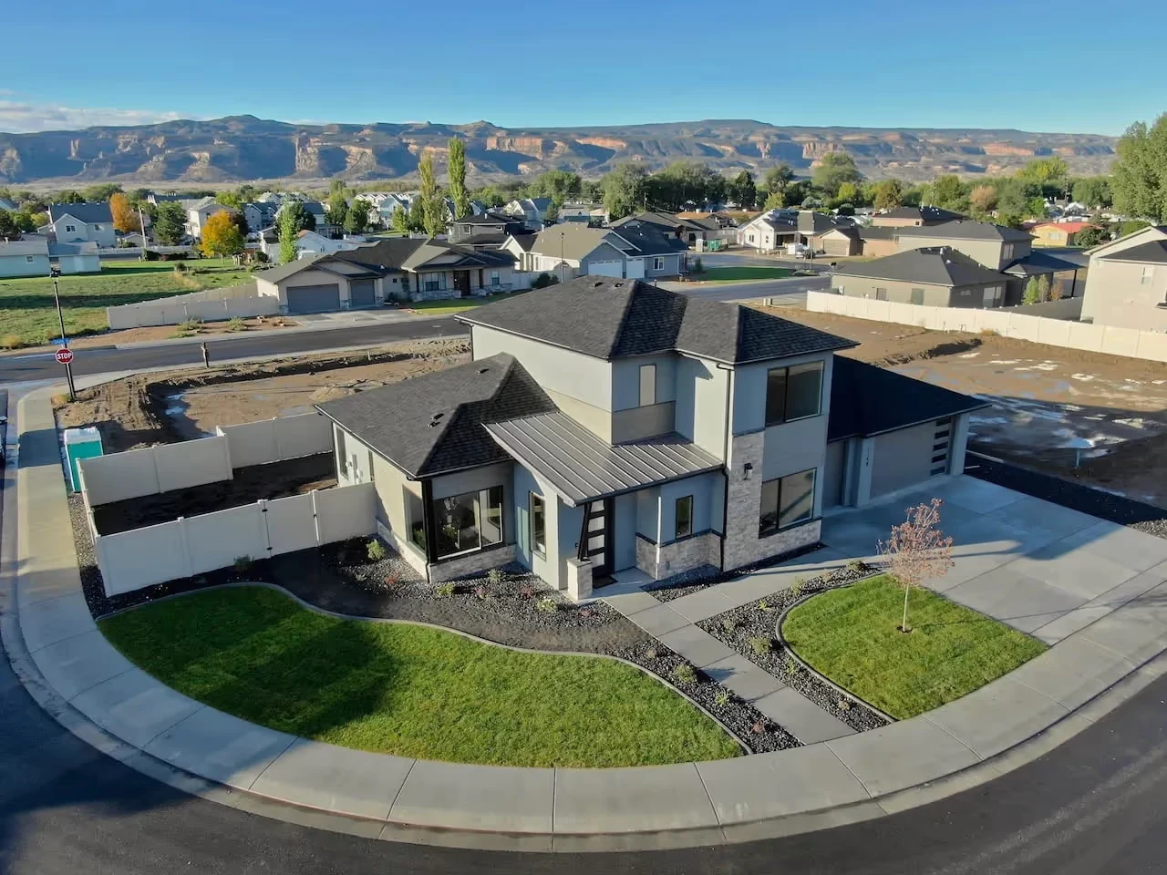A new home community of the kind Taylor Morrison builds