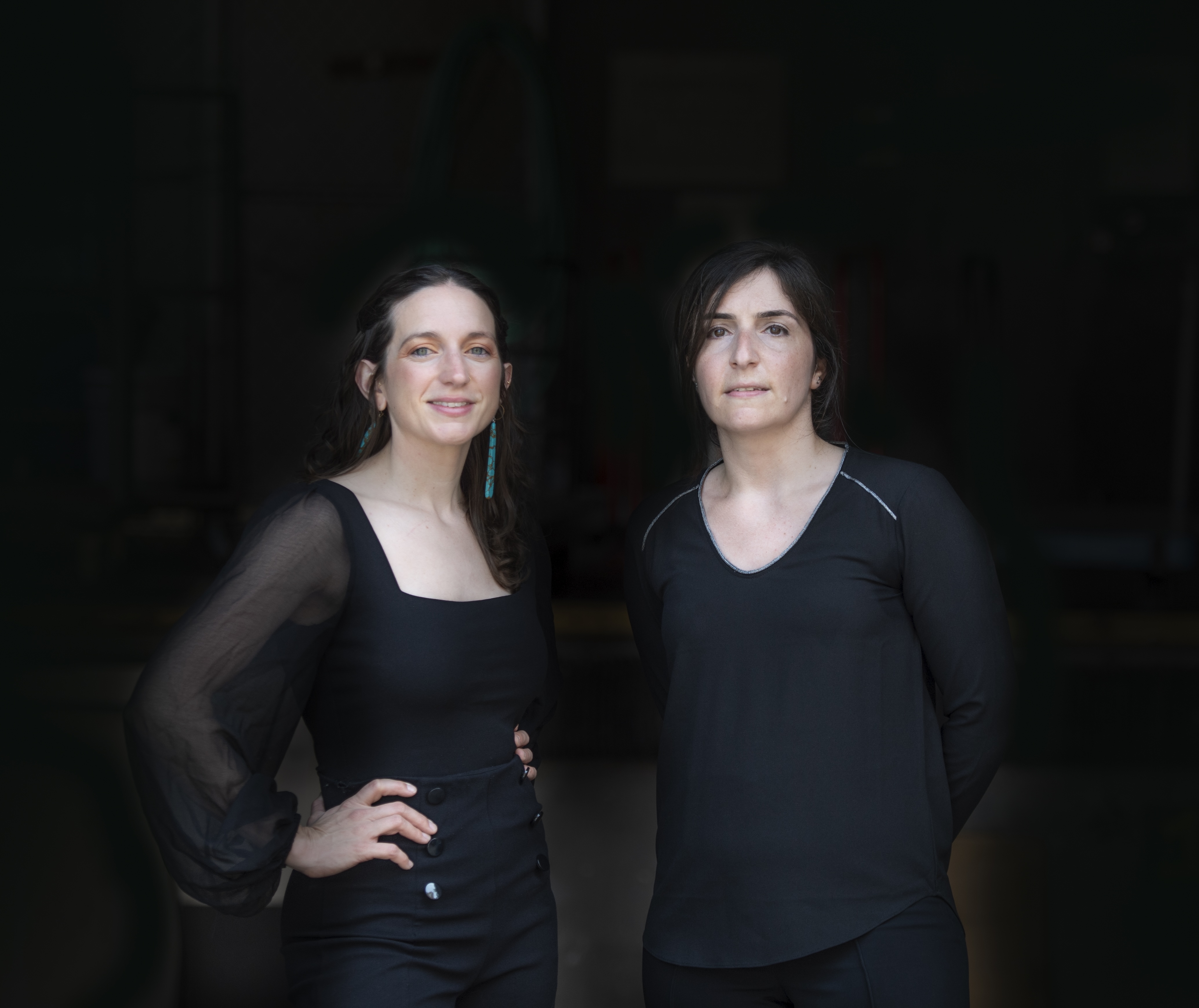 Cellist Emma Hays Johnson and violinist Hoorig Taline Poochikian