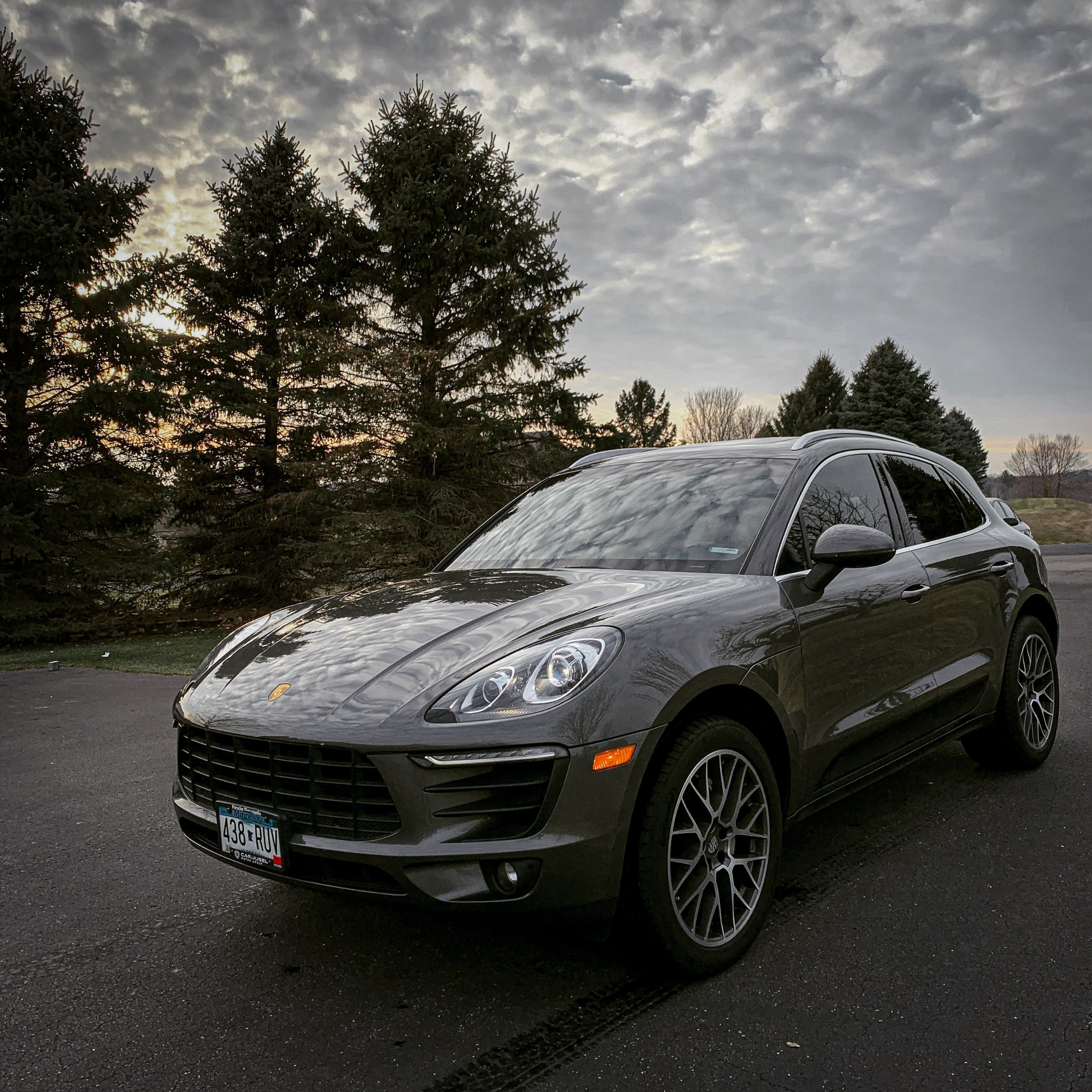 Porsche Macan finished with a high-gloss paint correction and ceramic coating at High Shine Detailing in Shakopee MN, serving Prior Lake and Savage drivers