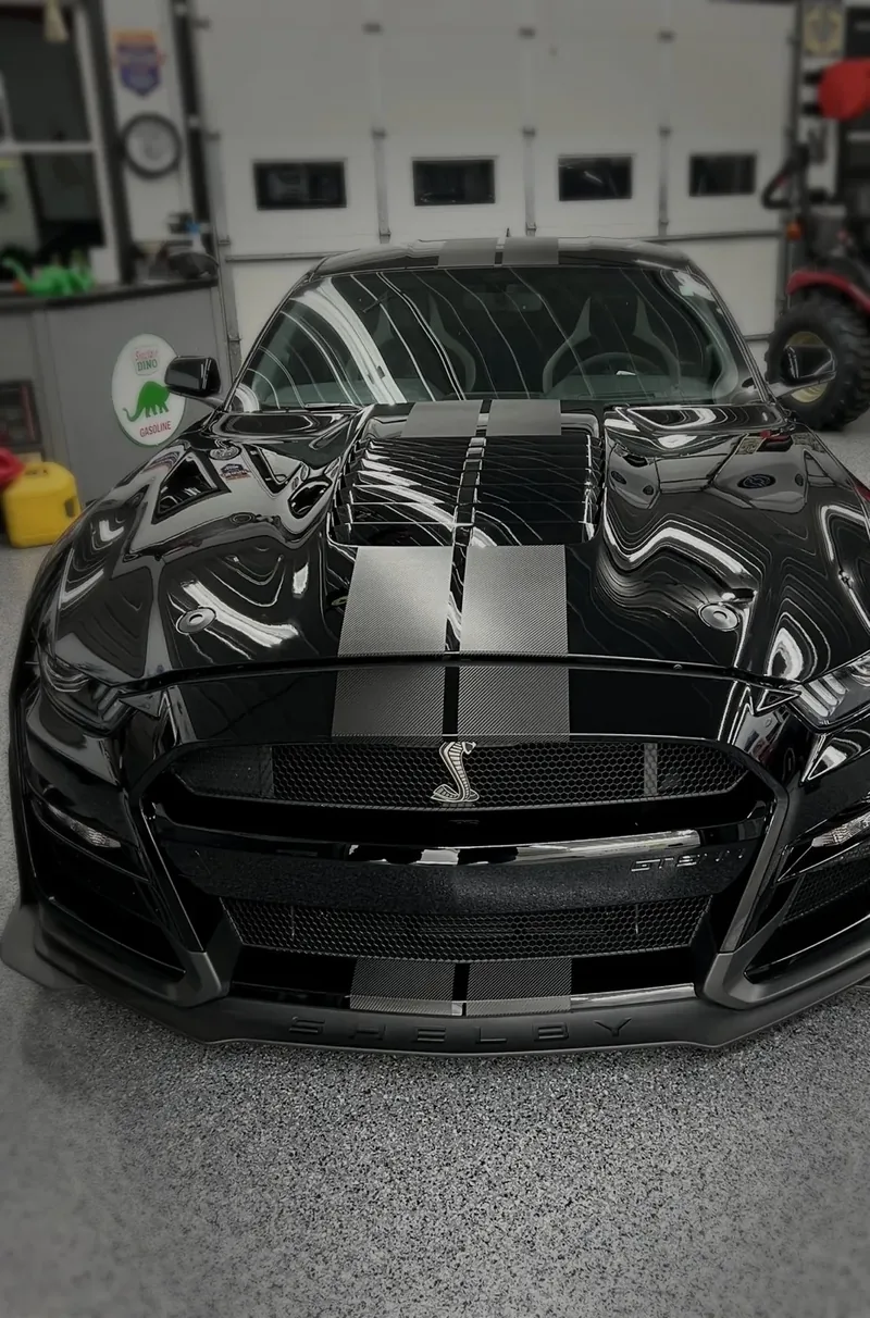 Shelby GT500 ceramic coating application by High Shine Detailing