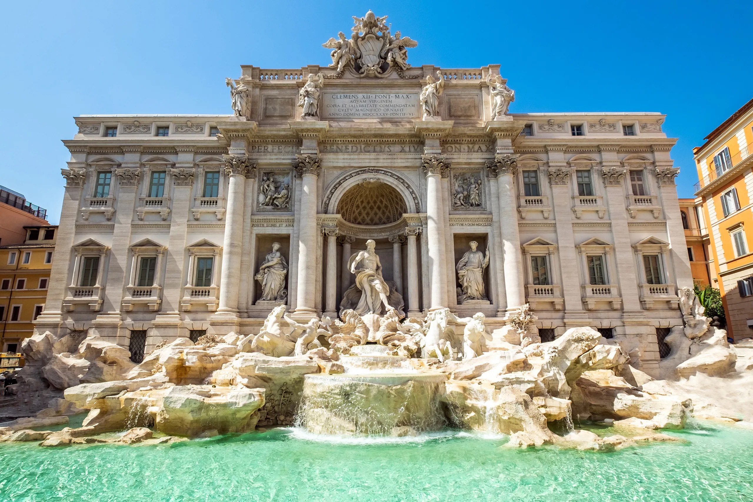 The Trevi Fountain in Rome