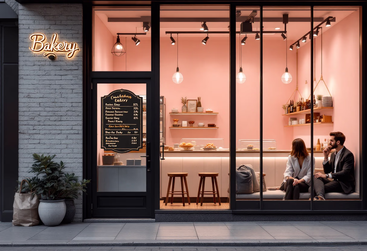 image of a bakery storefront