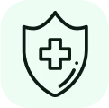 A shield with a cross on it.