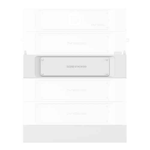 Dyness STACK100-system – produktfamilien vist som reference