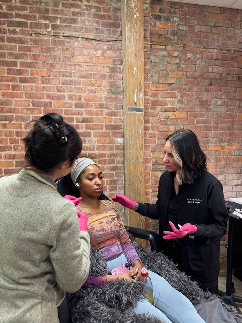 A neurotoxin introductory class taught by our nurse injector, Lindsey.
