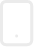 Icon of a smartphone with a small square button near the bottom center.