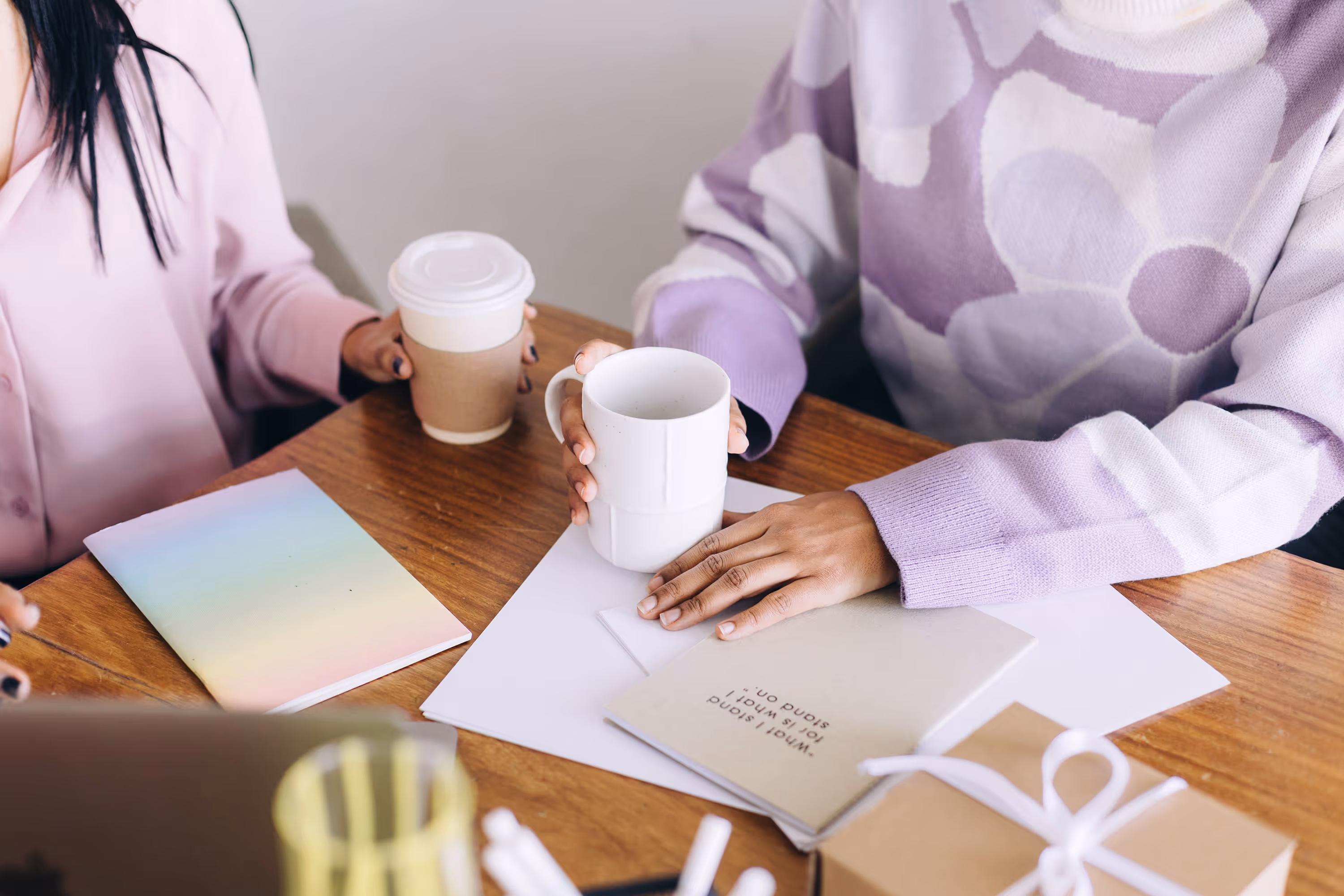 Notebook and financial planning materials