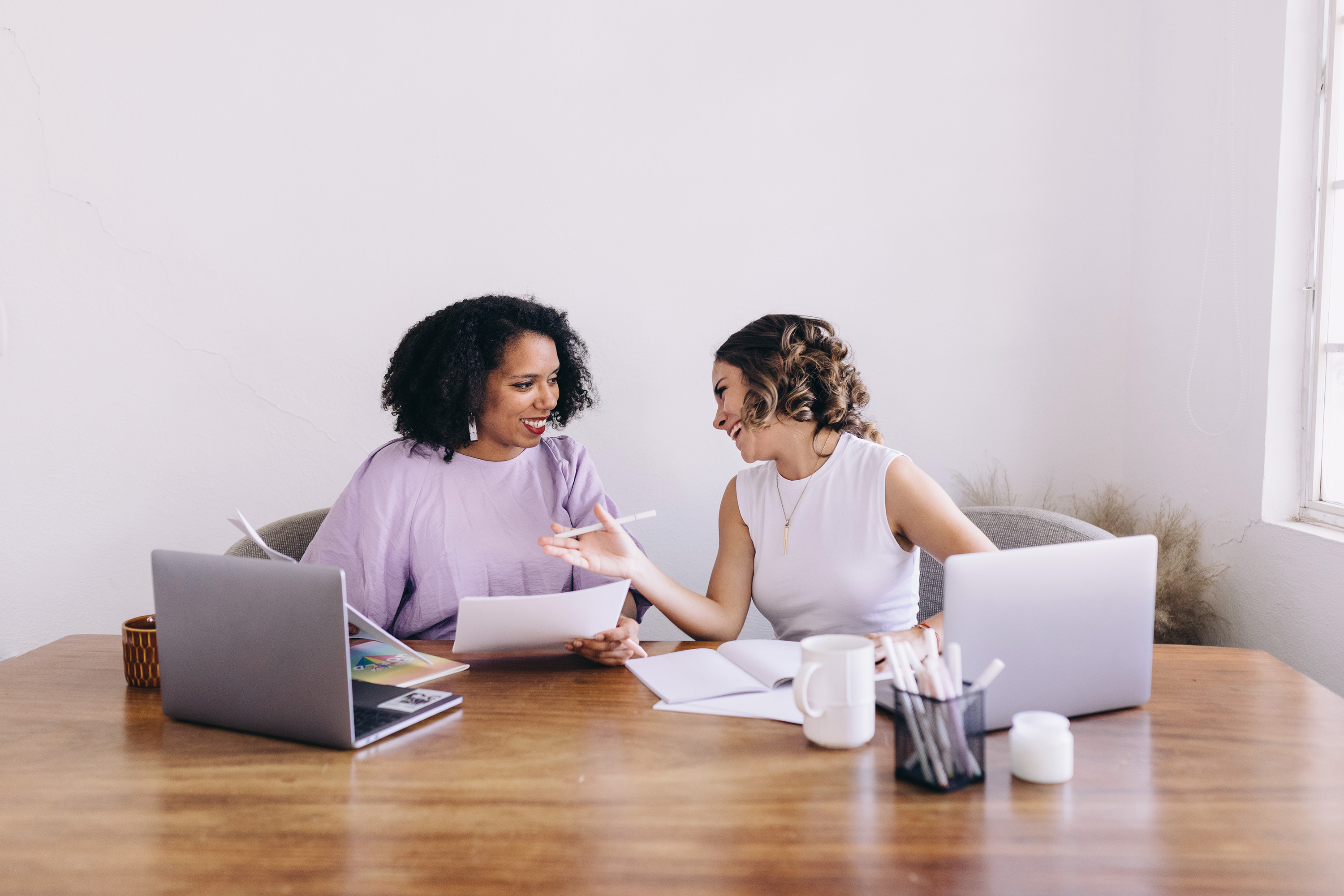 Notebook and financial planning materials