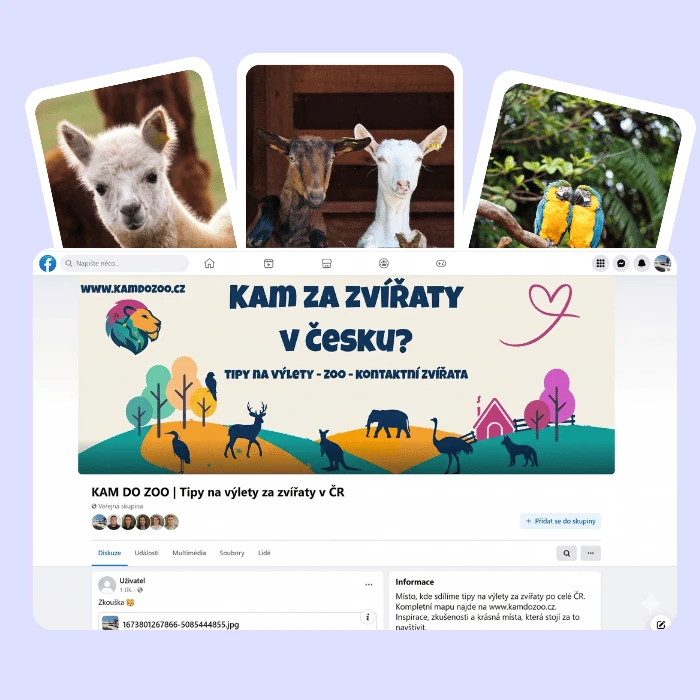 Facebook skupina Kam do zoo