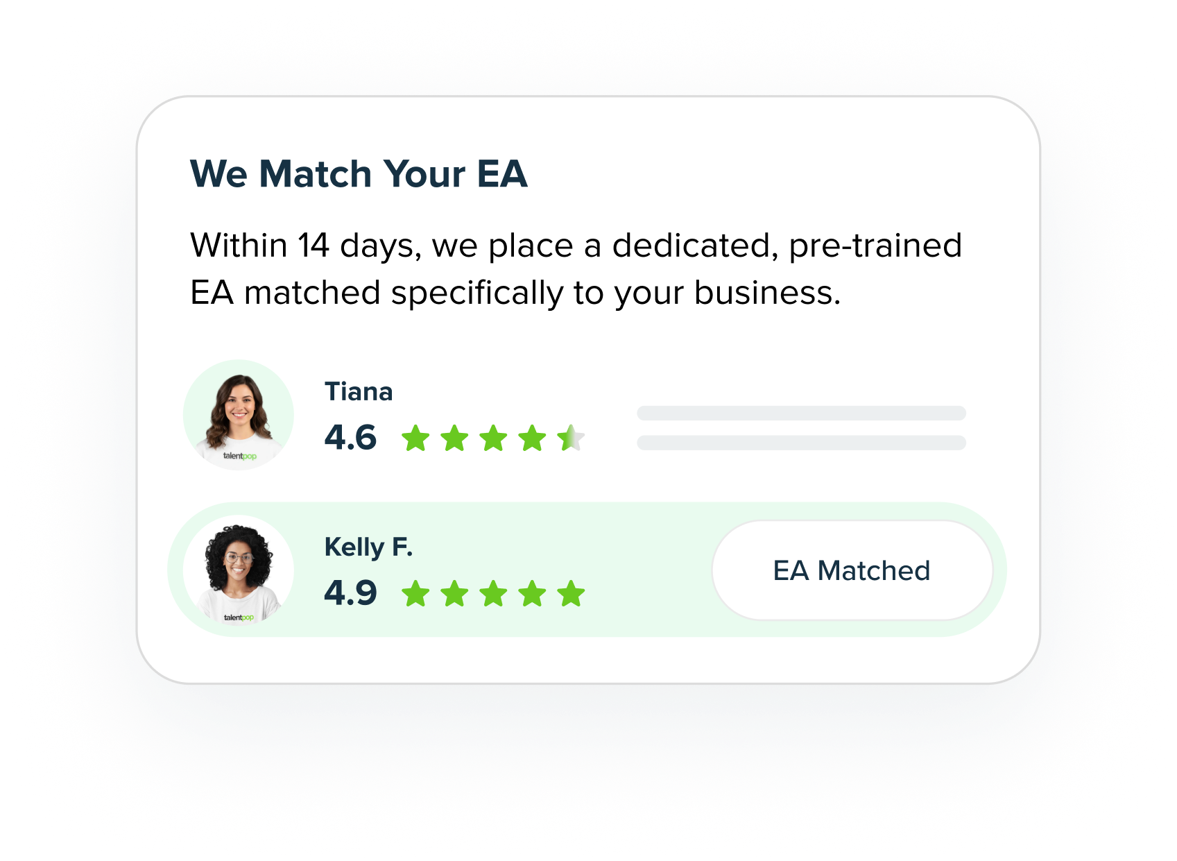 We Match Your EA