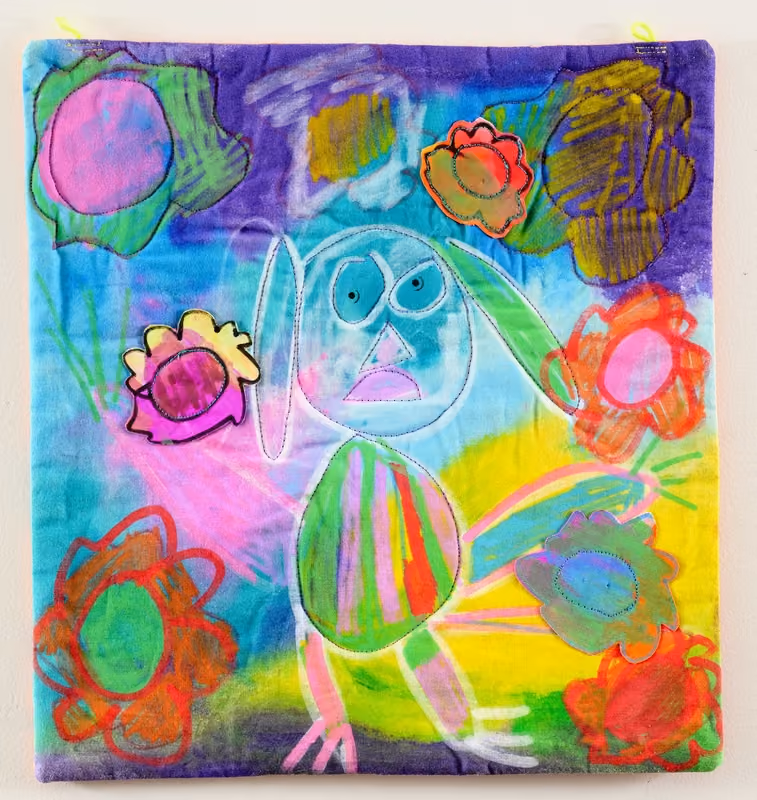 Rabbit in the Flowers