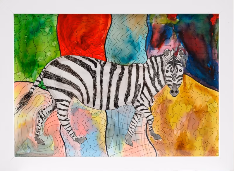 Patterned Zebra