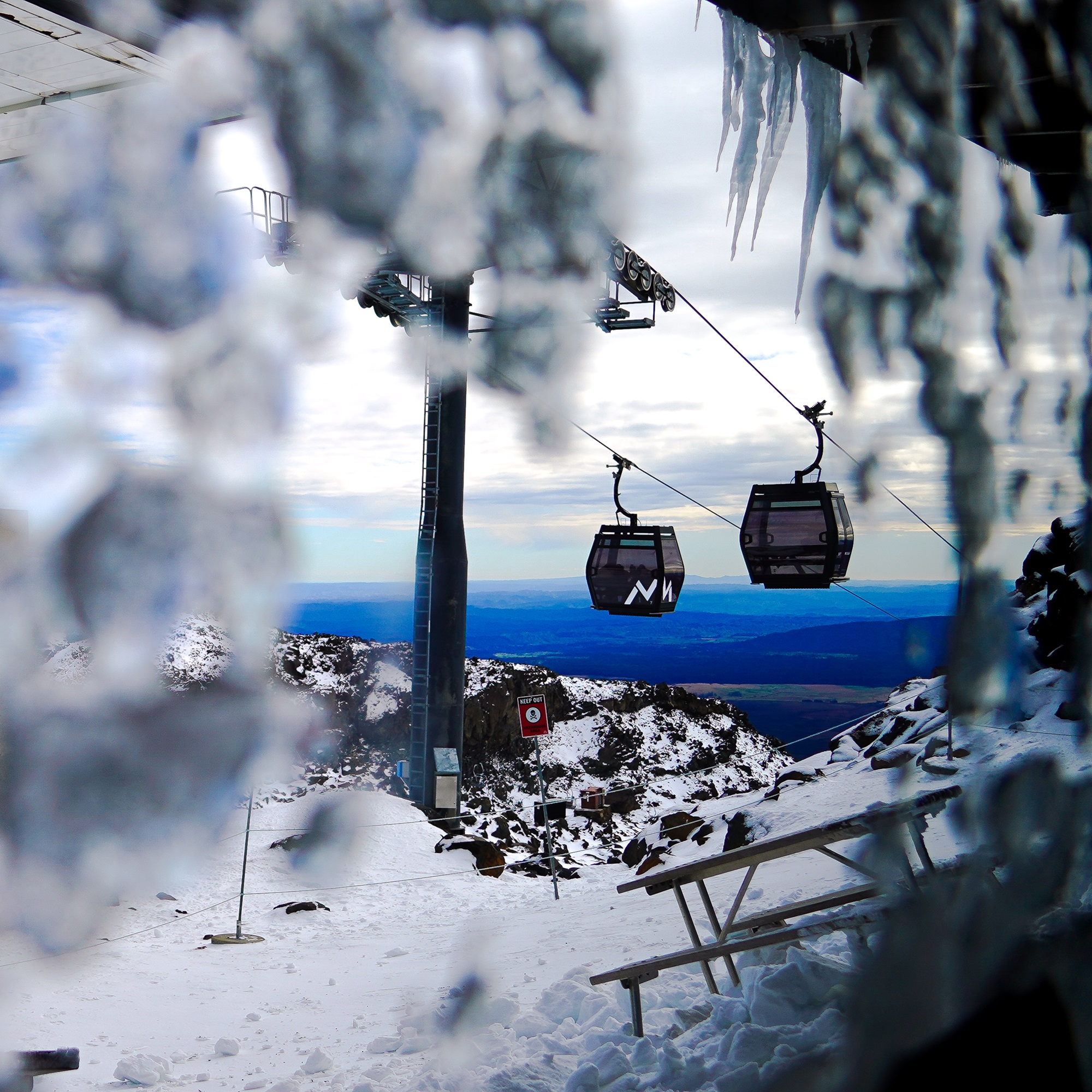 Ice Cold Winter Through a Frame