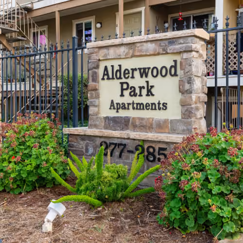 Alderwood Park signage