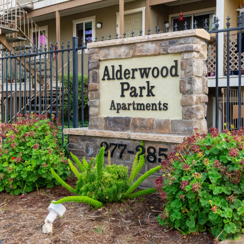 Alderwood Park signage