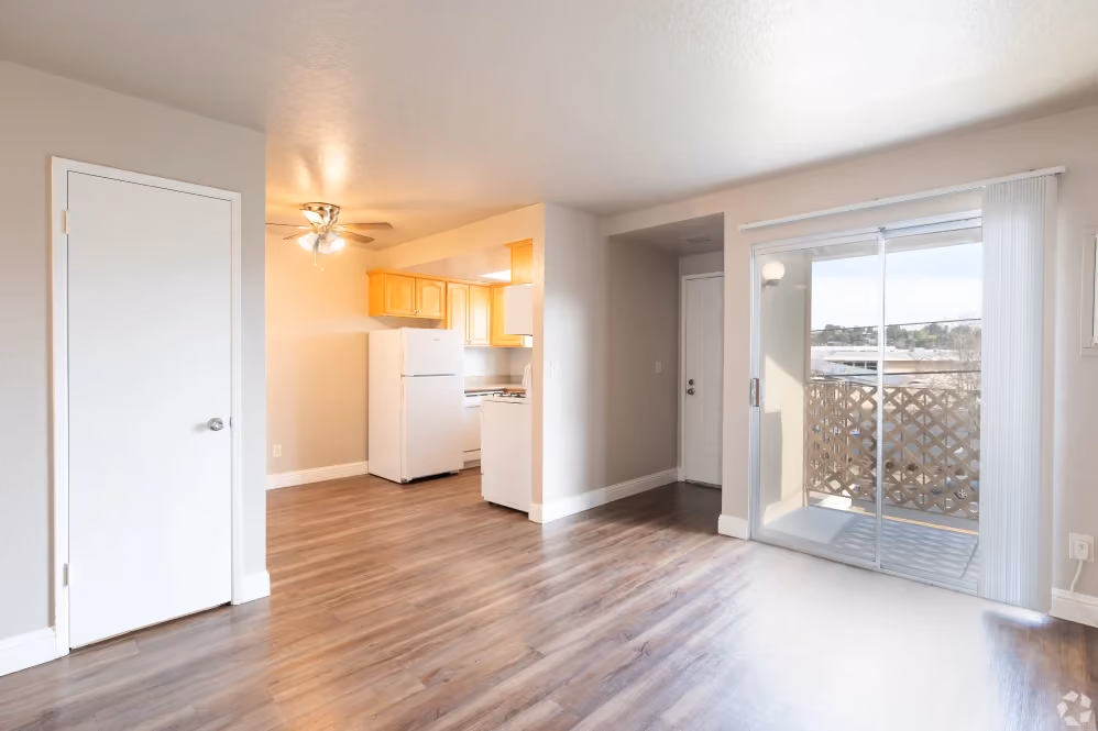 Living room and entry way