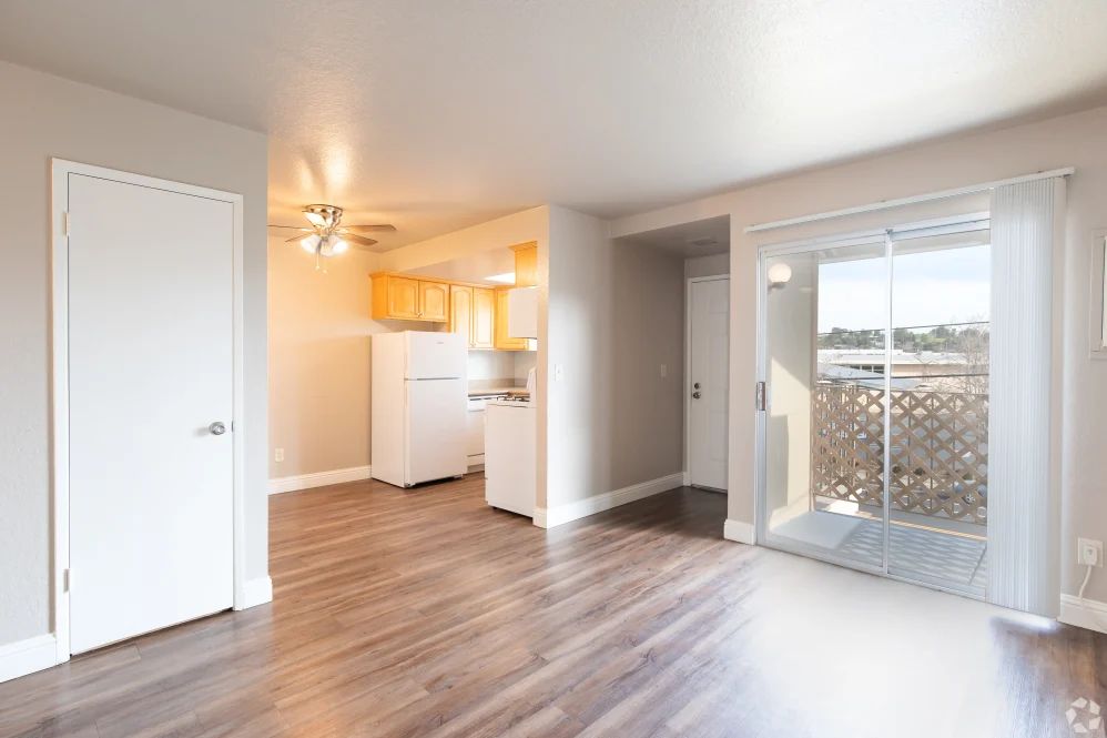 Living room and entry way